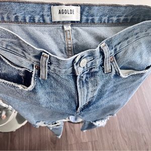 AGOLDE denim cropped boyfriend jean BRAND NEW NEVER WORN